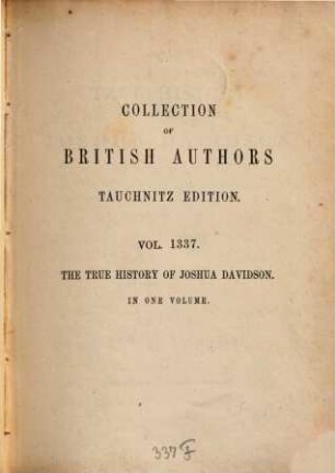 The true history of Joshua Davidson