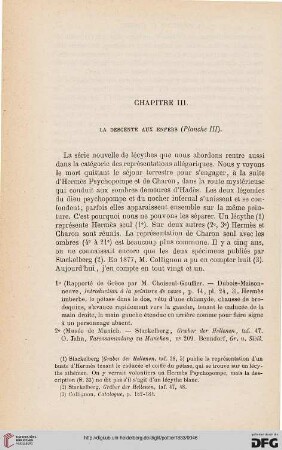 Chapitre III: La descente aux enfers