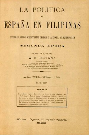 Núm. 166. 31 Julio 1897