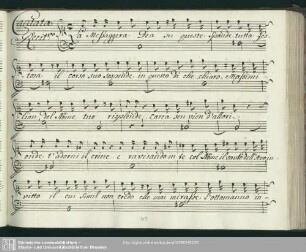 Cantata: La messagera dea su queste sponde