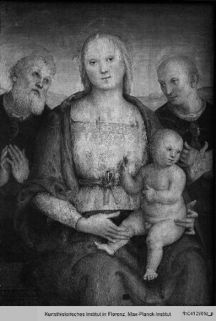 Madonna mit Kind und den Heiligen Herkulanus und Constantin