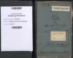Genehmigung zu öffentlichen Vorlesungen und Versammlungen Bd. 1