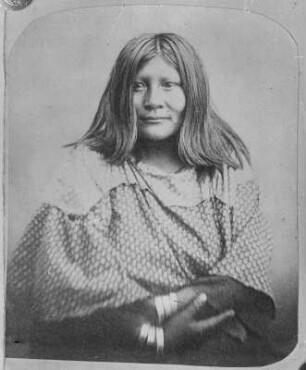 Indigene Frau aus Südamerika (Sammlung Richard Wegner 1869/1931)