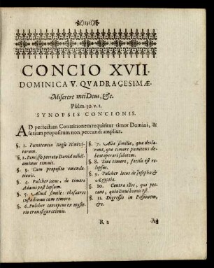 Concio XVII. Dominica V. Quadragesimae.