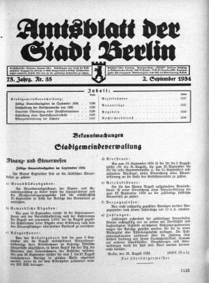1934,35: Nr. 35, 2. September 1934