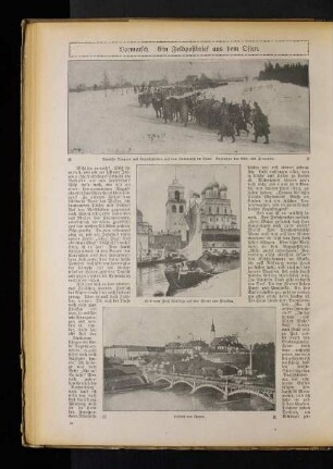 Vormarsch. Ein Feldpostbrief aus dem Osten.