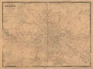 Situations-Plan von Berlin mit dem Weichbilde und Charlottenburg