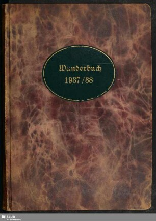 Wanderbuch 1937/1938