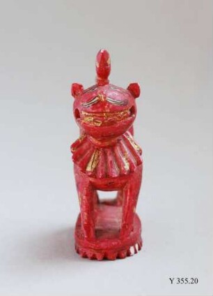 Spielfigur Katze aus einem Satz von 26 Spielfiguren