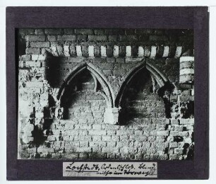 Lochstedt, Ordensburg : Detail, Blendische