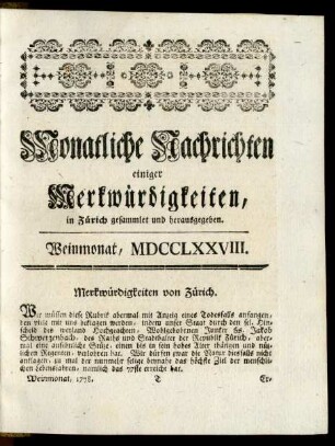 Weinmonat, MDCCLXXVIII.
