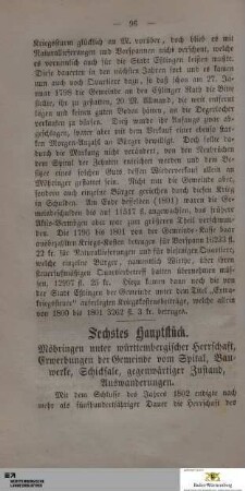 Sechstes Hauptstück