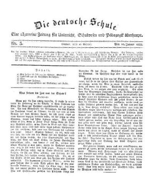 Was fordert die Zeit von der Schule? : (Beschluß)