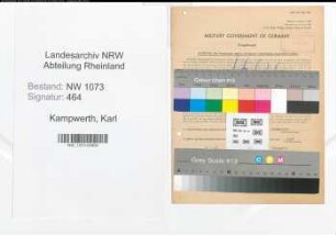 Entnazifizierung Karl Kampwerth , geb. 17.03.1907 (Maurermeister)