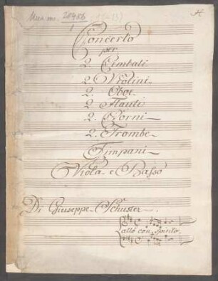 Konzerte; cemb (2), orch; D-Dur