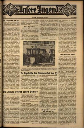 Zweite Ausgabe vom Mittwoch, den 23. Oktober 1935.