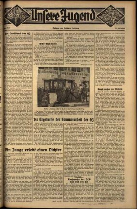 Zweite Ausgabe vom Mittwoch, den 23. Oktober 1935.