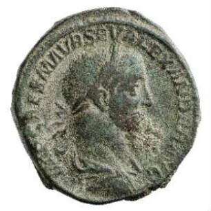 Münze, Sesterz, 227 - 228 n. Chr.