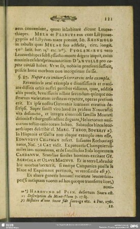 §. 87. Nupera ex universo terrarum orbe exempla
