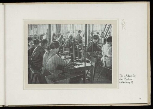 Das Schleifen der Federn (Abteilung II)