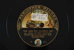 Sieh, mein Herz erschließt sich : aus "Samson und Dalila" / (Saint-Saens)