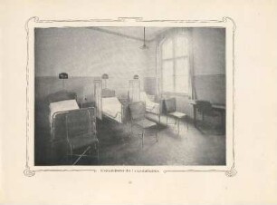 Krankenzimmer der Lungenheilstätten