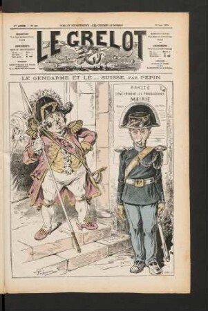 Le gendarme et le ... Suisse, par Pépin