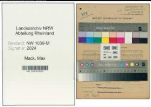 Entnazifizierung Max Mack , geb. 28.01.1900 (Arbeiter)