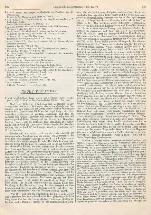 837--840 [Rezension] Stauffer, Ethelbert, Jesus