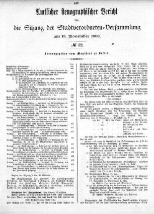 No. 32, 13. November 1902