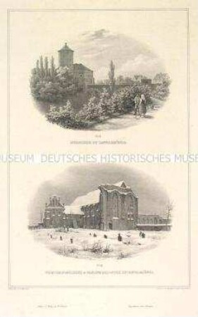 Tangermünde, Burgtor und Gertraudenkirche (Nr. 17 und 18 einer Folge)