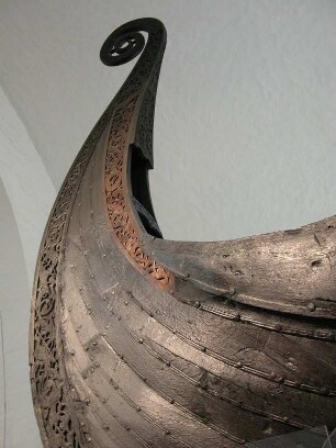 Wikinger Museum Detail eines Bootes