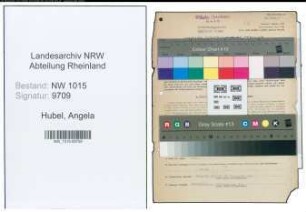 Entnazifizierung Angela Hubel , geb. 23.08.1903 ()