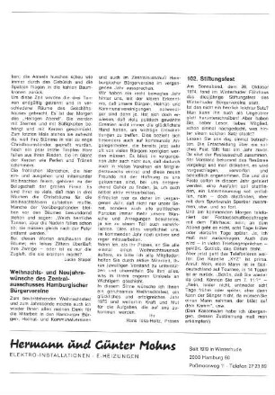 102. Stiftungsfest