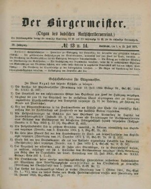 No. 13/14 - No. 16/17.1877