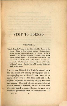 The expedition to Borneo of H. M. S. Dido for the suppression of piracy : with extracts from the Journal of James Brooke Esq., of Sarawak .... 2