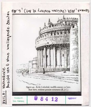Avila: Kathedrale, Ansicht von Osten