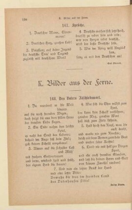 K. Bilder aus der Ferne.