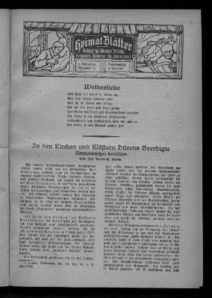 Heimat-Blätter. 1925-1938