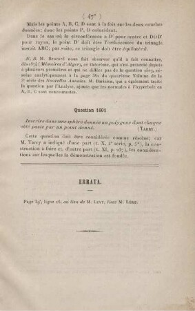 Errata. [Exercices]