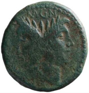 Münze, As, 45-35 v. Chr.