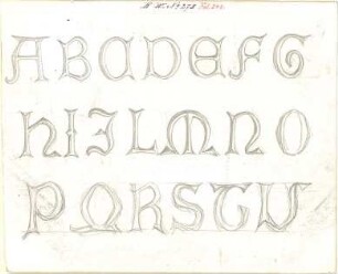 Walther, Conradin; u. a. Deutschland; Italien; Sammlung Conradin Walther: Band IV, Nr. 246 - 301 (fol. 215 - 269) - Buchstaben (Ansicht)