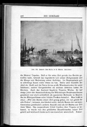 Abb. 182. Guardi: Der Hafen in S. Marco. Akademie