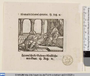 Salomo und der Bote König Hirams