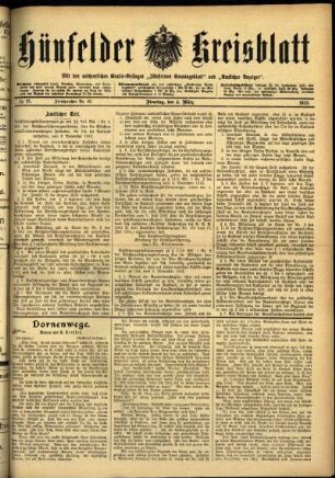 Ausgabe vom Dienstag, den 04. März 1913.
