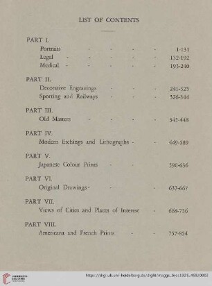 List of Contents