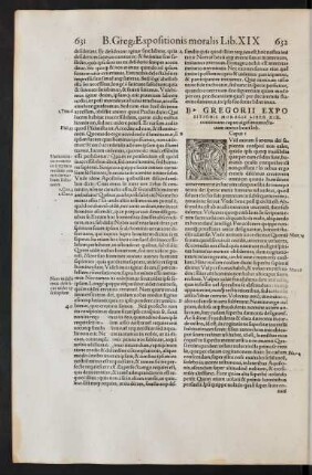 B. Gregorii Expositionis Moralis Liber XIX. ...
