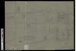 Lageplan des herzoglichen Gutes Waldhausen