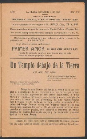 Un templo debajo de la tierra