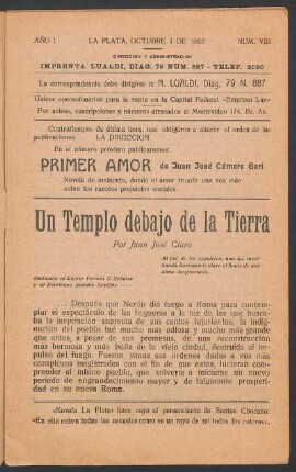 Un templo debajo de la tierra